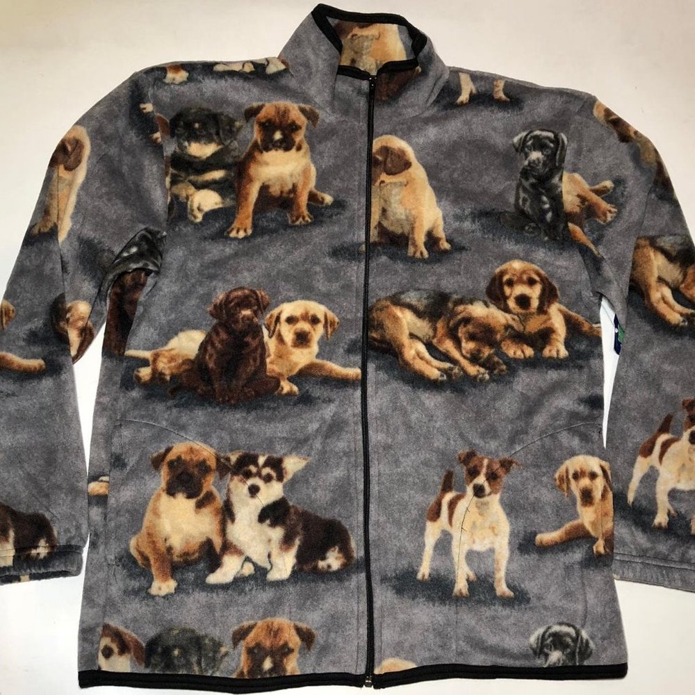 ZooFleece Dog Gray Dogs Puppy Beagle Jack Russel Fleece Sweater Jacket S-3X - Picture 7 of 13